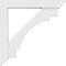 Ekena Millwork Standard Merced Architectural Grade PVC Bracket with Traditional Ends, 3"W x 30"D x 30"H BKTP03X30X30MRC01 - alternate 3